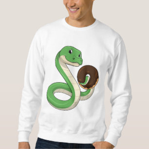 Snake with Donut Sweatshirt