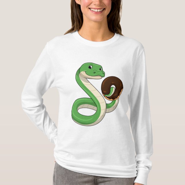 Snake with Donut T-Shirt (Front)
