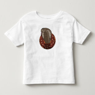 Snake with Donut Toddler T-Shirt