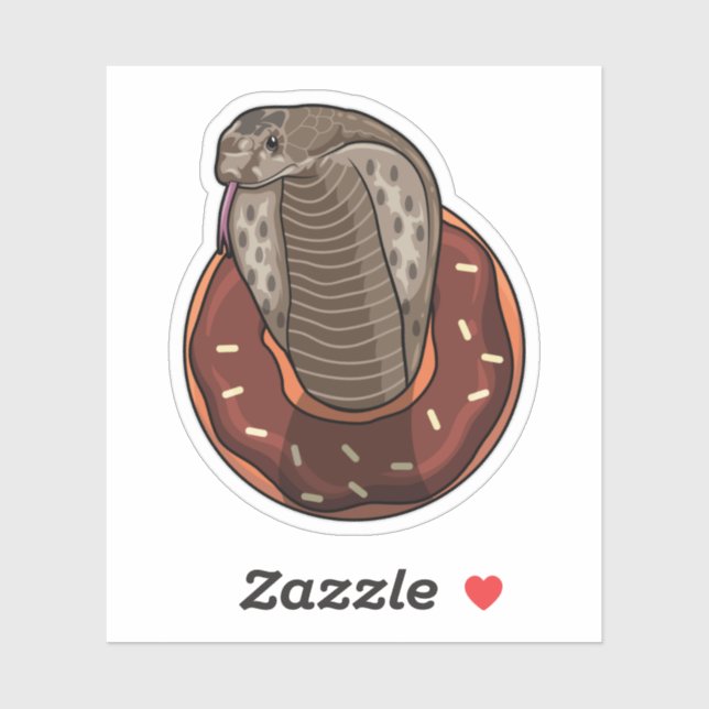 Snake with Doughnut (Sheet)
