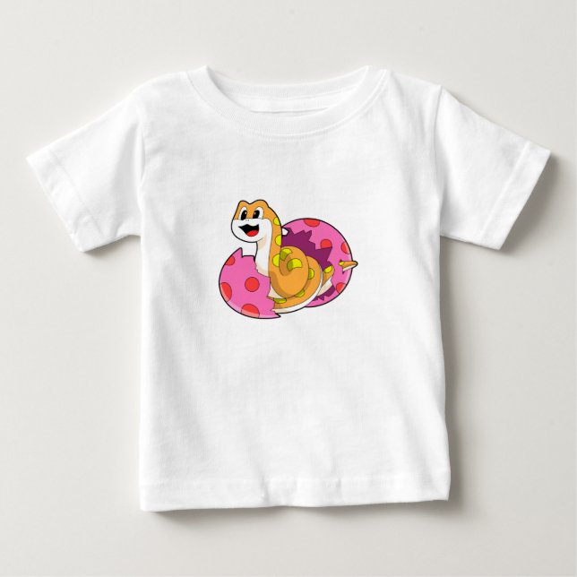 Snake with Egg Baby T-Shirt (Front)