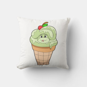 Snake with Ice cream cone & Cherry Cushion