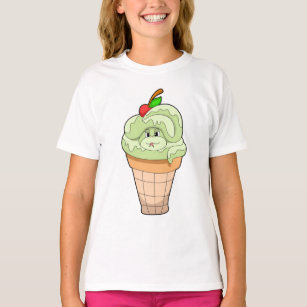 Snake with Ice cream cone & Cherry T-Shirt