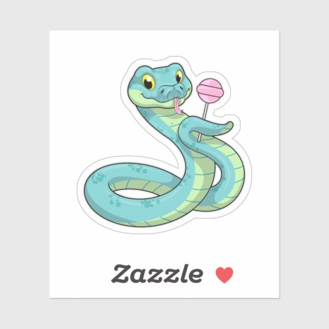 Snake with Lollipop (Sheet)