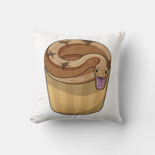 Snake with Muffin Cushion