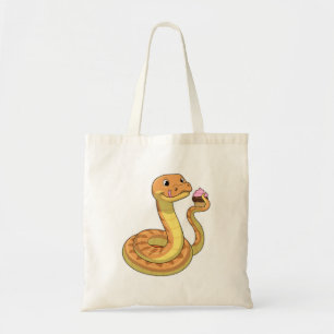 Snake with Muffin Tote Bag
