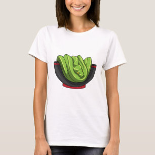 Snake with Ramen Bowl T-Shirt