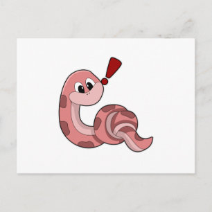 Snake with red Stains Postcard