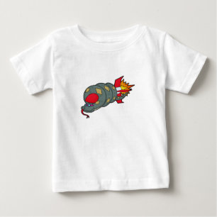 Snake with Rocket Baby T-Shirt