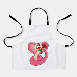 Snake with Rose Apron
