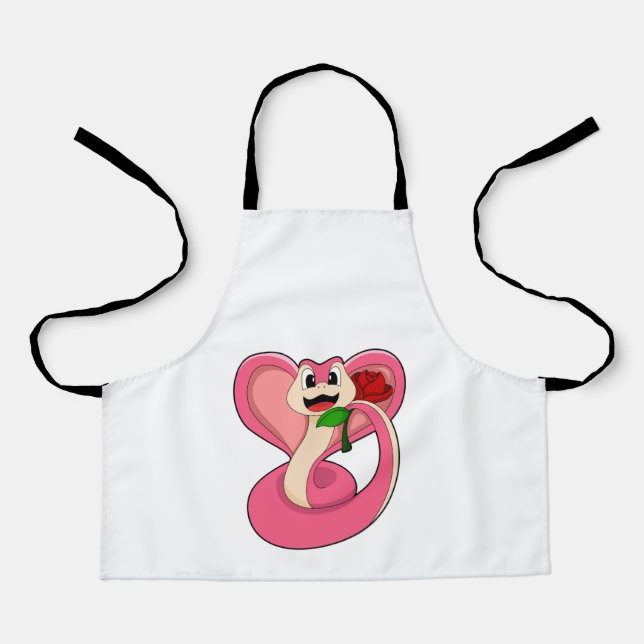 Snake with Rose Apron (Front)