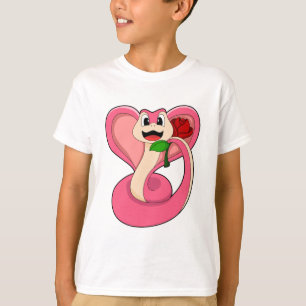 Snake with Rose T-Shirt