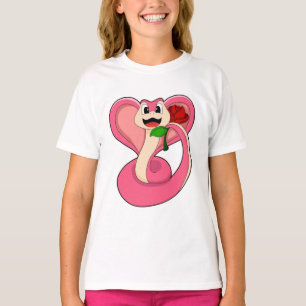 Snake with Rose T-Shirt