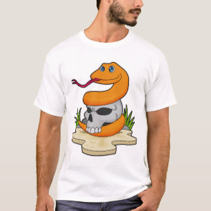 Snake with Skull T-Shirt