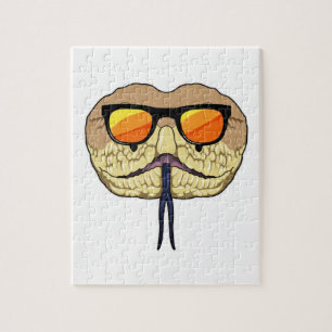 Snake with Sunglasses Jigsaw Puzzle