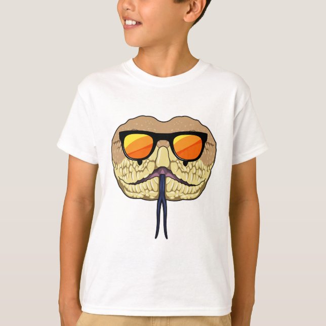 Snake with Sunglasses T-Shirt (Front)