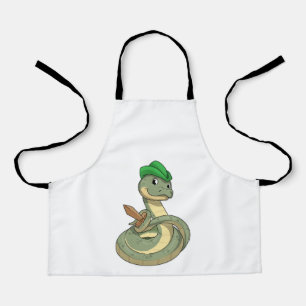 Snake with Sword Apron