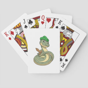 Snake with Sword Playing Cards