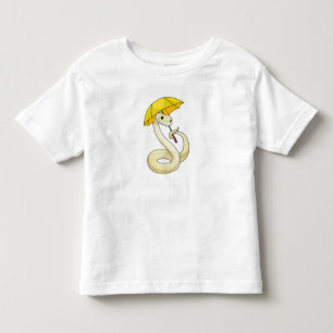 Snake with Umbrella Toddler T-Shirt