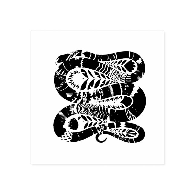 Snake Wood Art Stamp (Imprint)