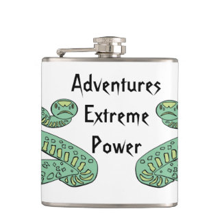 Snake World: Extreme, Power, Adventures. Hip Flask