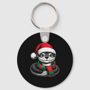 Snake Xmas Santa Hat F Christmas Costume Key Ring
