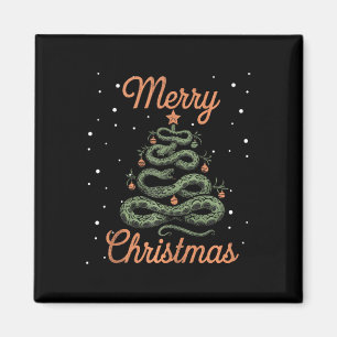 Snake Xmas Tree Snakes Christmas Tree Merry Christ Magnet