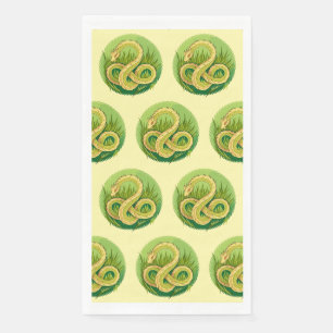 Snake Year 2025: Embracing Luck and Prosperity Napkin