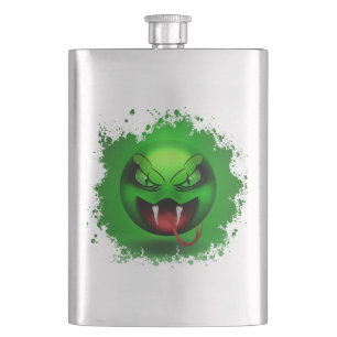 Snakemoji Flashlight Hip Flask