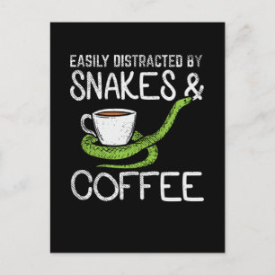 Snakes and Coffee Postcard