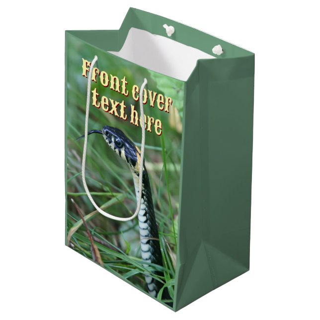 Snake's Head  Medium Gift Bag (Front Angled)