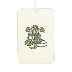 Snakes on shoes car air freshener