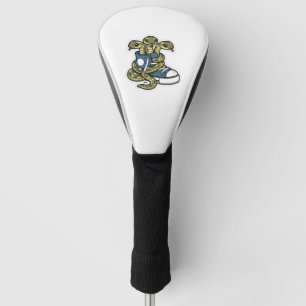 Snakes on shoes golf head cover