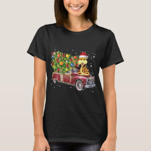 Snakes Rides Red Truck Christmas Tree Xmas Gifts T-Shirt