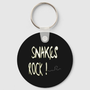 Snakes Rock! Keychain