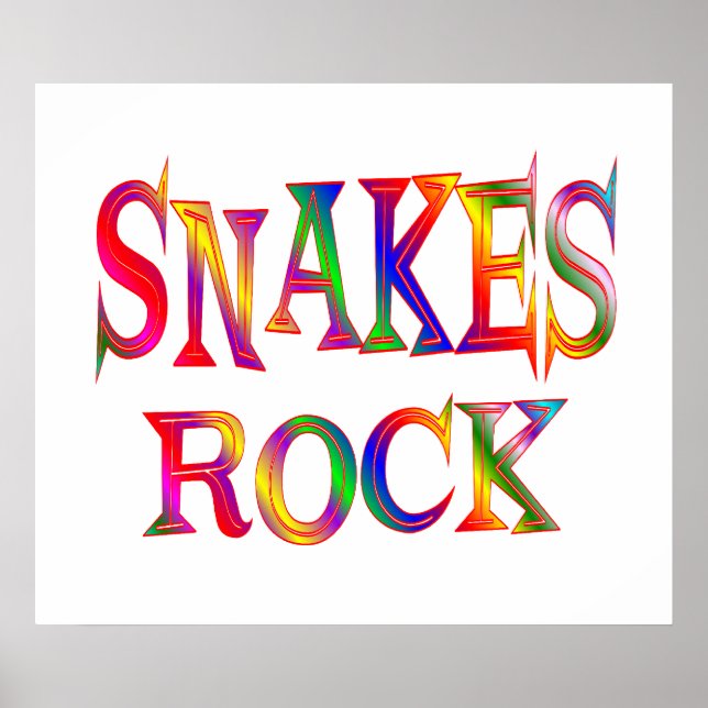 Snakes Rock Poster (Front)
