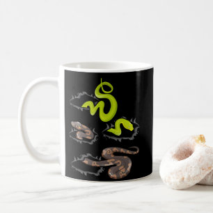 Snakes Tearing Through Your Tee Reptile Lover Coffee Mug