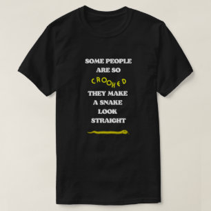 SNAKES WALK 2, Black Sarcastic Snake Unisex Men's T-Shirt