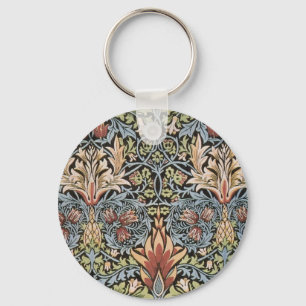 Snakeshead design by William Morris Key Ring