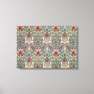 Snakeshead Pattern (by William Morris) Canvas Print
