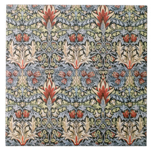 Snakeshead Pattern (by William Morris) Tile