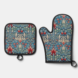Snakeshead, William Morris Oven Mitt & Pot Holder Set