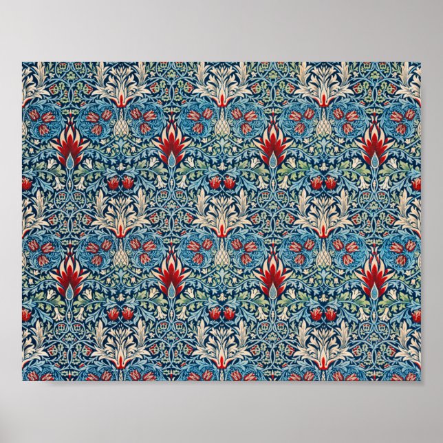 Snakeshead, William Morris Poster (Front)