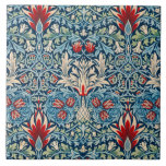 Snakeshead, William Morris Tile<br><div class="desc">William Morris (24 March 1834 – 3 October 1896) was a British textile designer, poet, novelist, translator, and socialist activist associated with the British Arts and Crafts Movement. He was a major contributor to the revival of traditional British textile arts and methods of production. His literary contributions helped to establish...</div>