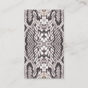 Snakeskin Background Business Card