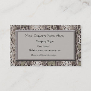 Snakeskin Business Card