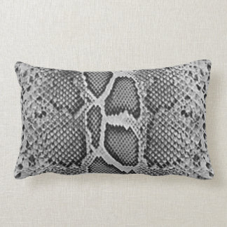 Snakeskin design, Snake Skin Print Pattern Lumbar Cushion