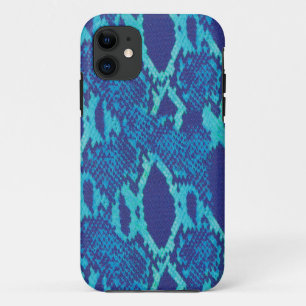 Snakeskin in Blue Case-Mate iPhone Case