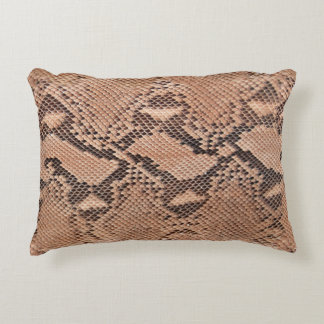 Snakeskin Pattern Cool Animal Print Decorative Cushion