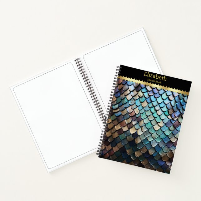 Snakeskin showcases nature's beauty notebook (Inside)